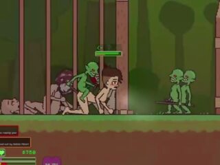 Captivity &vert; etapă 3 &vert; gol femeie survivor fights ei cale prin pasionat goblins dar fails și devine inpulit greu înghițire liters de sperma &vert; hentai joc gameplay p3